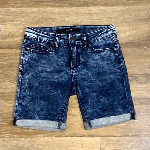 Joe's Jeans Other - JOE’S Acid Wash Cuffed Bermuda Denim Shorts Size 10